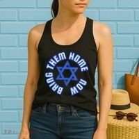 Bring Them Home Now! I Stand With Israel Support Israel Women's Tank Top thumb 2