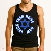Bring Them Home Now! I Stand With Israel Support Israel Tank Top thumb 3