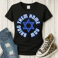 Bring Them Home Now! I Stand With Israel Support Israel Women's T-Shirt thumb 3