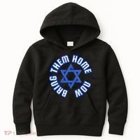 Bring Them Home Now! I Stand With Israel Support Israel Kids Hoodie thumb 0