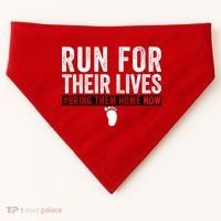 Bring Them Home Now Run For Their Lives USA-Made Doggie Bandana thumb 0