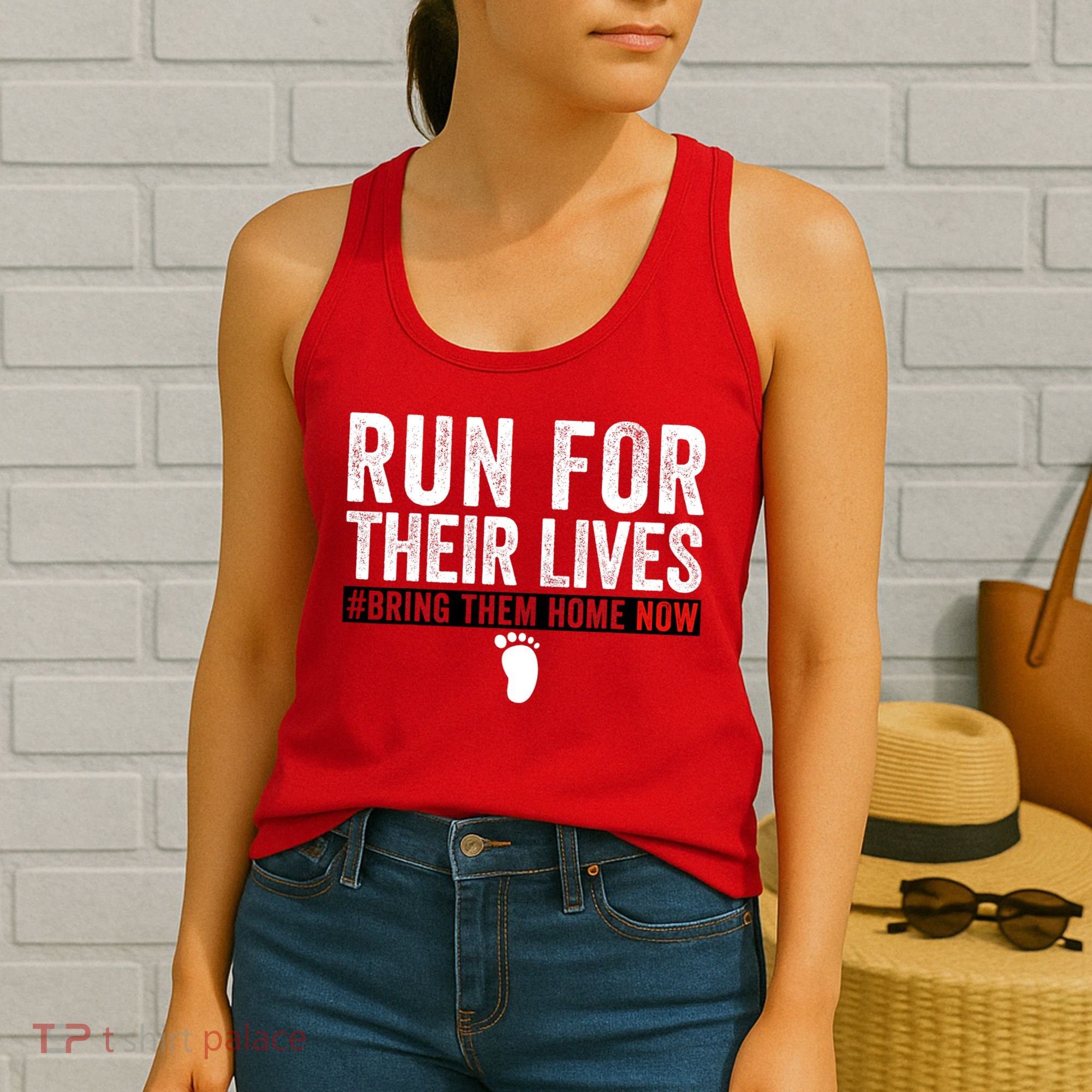 Bring Them Home Now Run For Their Lives Women's Tank Top
