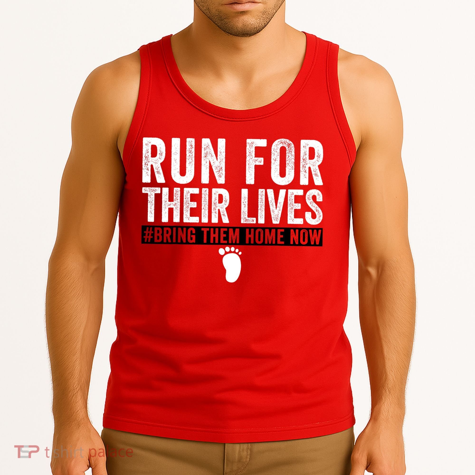 Bring Them Home Now Run For Their Lives Tank Top