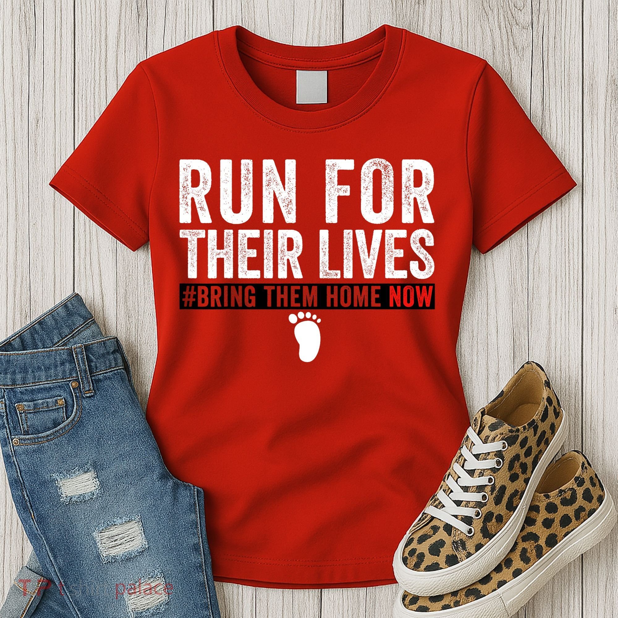 Bring Them Home Now Run For Their Lives Women's T-Shirt
