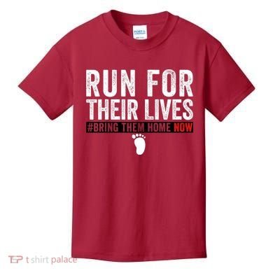 Bring Them Home Now Run For Their Lives Kids T-Shirt