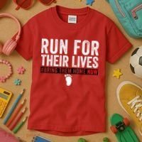 Bring Them Home Now Run For Their Lives Kids T-Shirt thumb 3