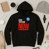 Bring Them Home Now! Stand With Israel Star Of David Hoodie thumb 3