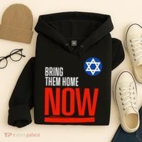 Bring Them Home Now! Stand With Israel Star Of David Hoodie thumb 4