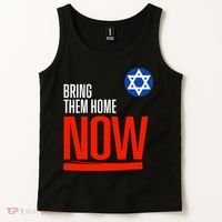 Bring Them Home Now! Stand With Israel Star Of David Tank Top thumb 2