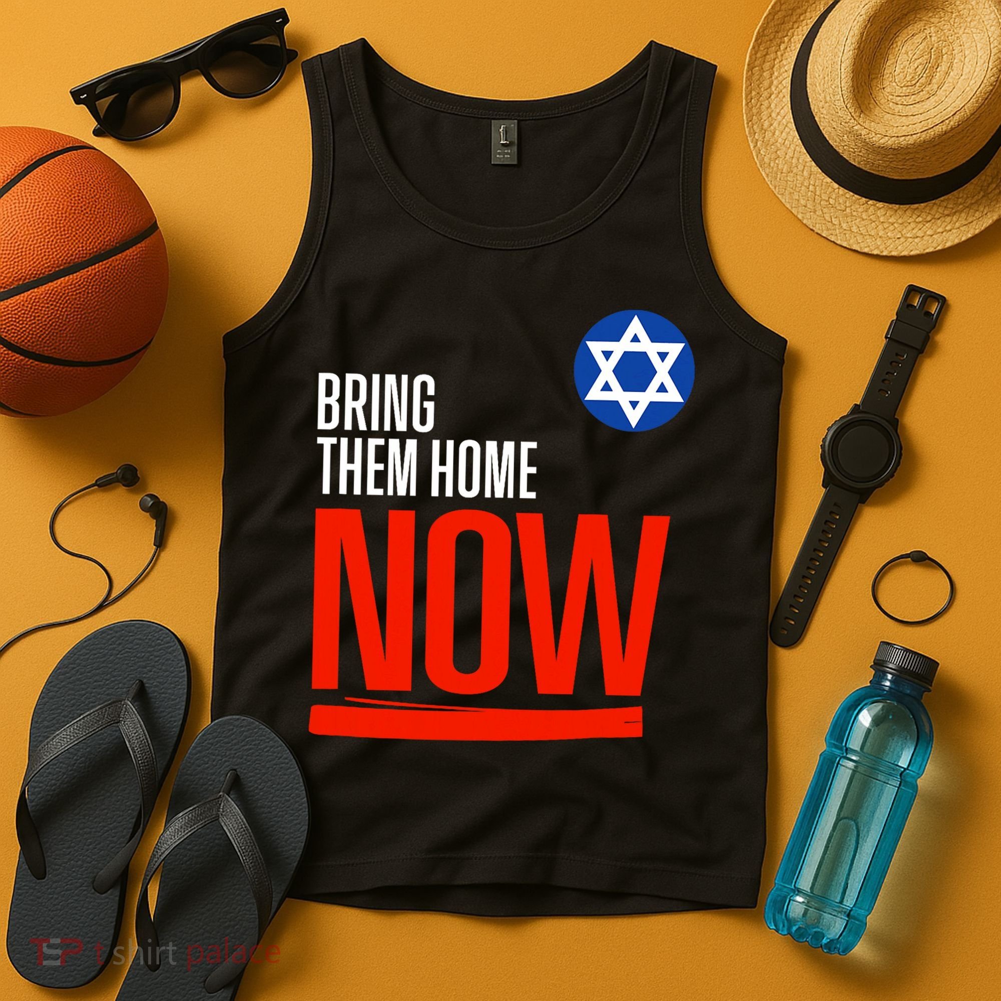 Bring Them Home Now! Stand With Israel Star Of David Tank Top