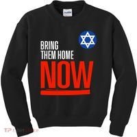 Bring Them Home Now! Stand With Israel Star Of David Kids Sweatshirt thumb 0