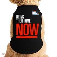 Bring Them Home Now! Stand With Israel Doggie Tank thumb 0