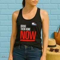 Bring Them Home Now! Stand With Israel Women's Tank Top thumb 2