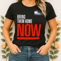 Bring Them Home Now! Stand With Israel Women's T-Shirt thumb 2