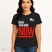 Bring Them Home Now! Stand With Israel Women's T-Shirt thumb 4