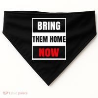 Bring Them Home Now Israel USA-Made Doggie Bandana thumb 0