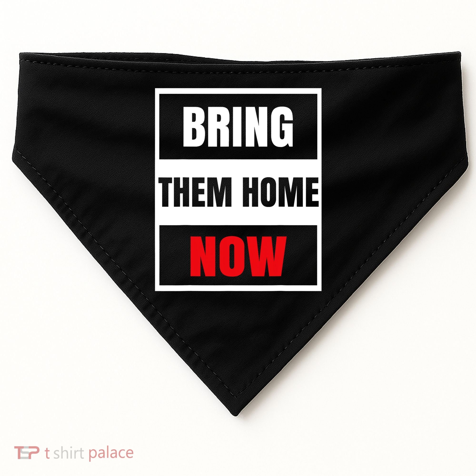 Bring Them Home Now Israel USA-Made Doggie Bandana