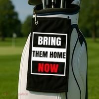 Bring Them Home Now Israel Golf Towel thumb 2