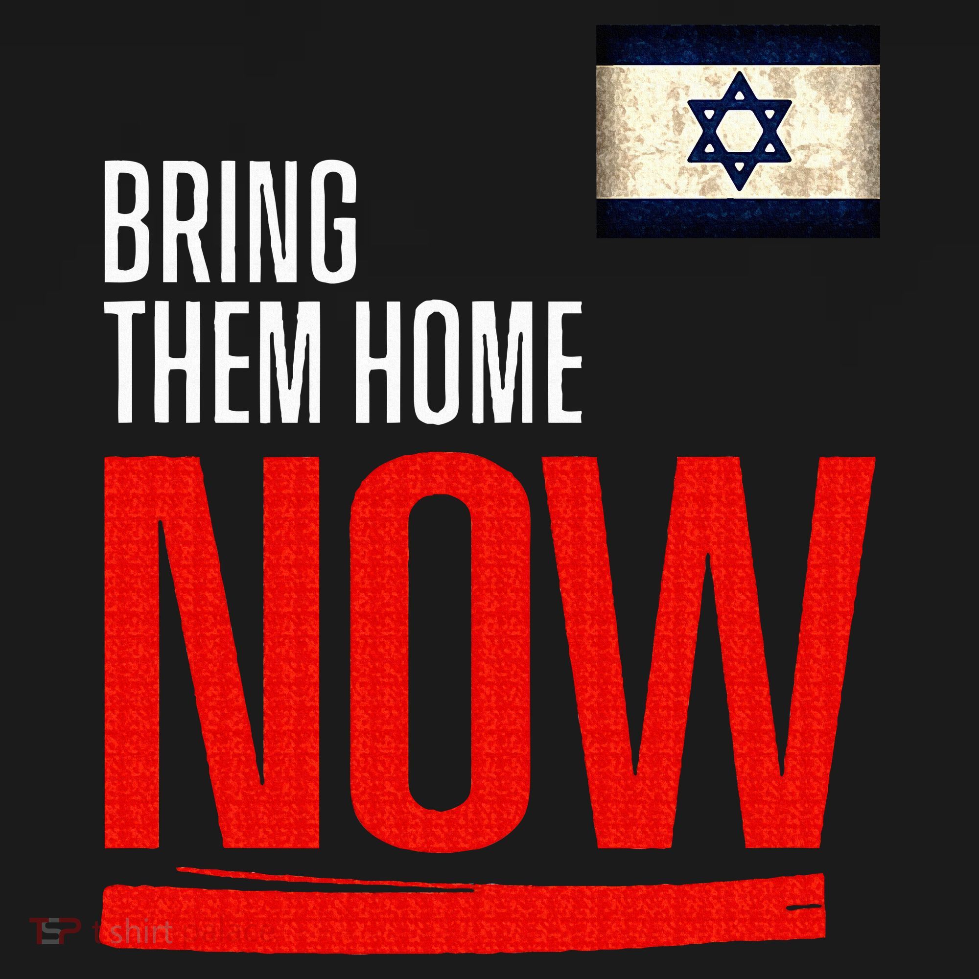 Bring Them Home Now! Stand With Israel Flag USA-Made Doggie Bandana