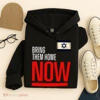 Bring Them Home Now! Stand With Israel Flag Hoodie thumb 4