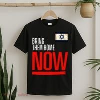 Bring Them Home Now! Stand With Israel Flag T-Shirt thumb 2