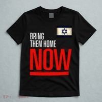 Bring Them Home Now! Stand With Israel Flag T-Shirt thumb 5
