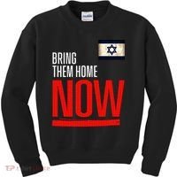 Bring Them Home Now! Stand With Israel Flag Kids Sweatshirt thumb 0