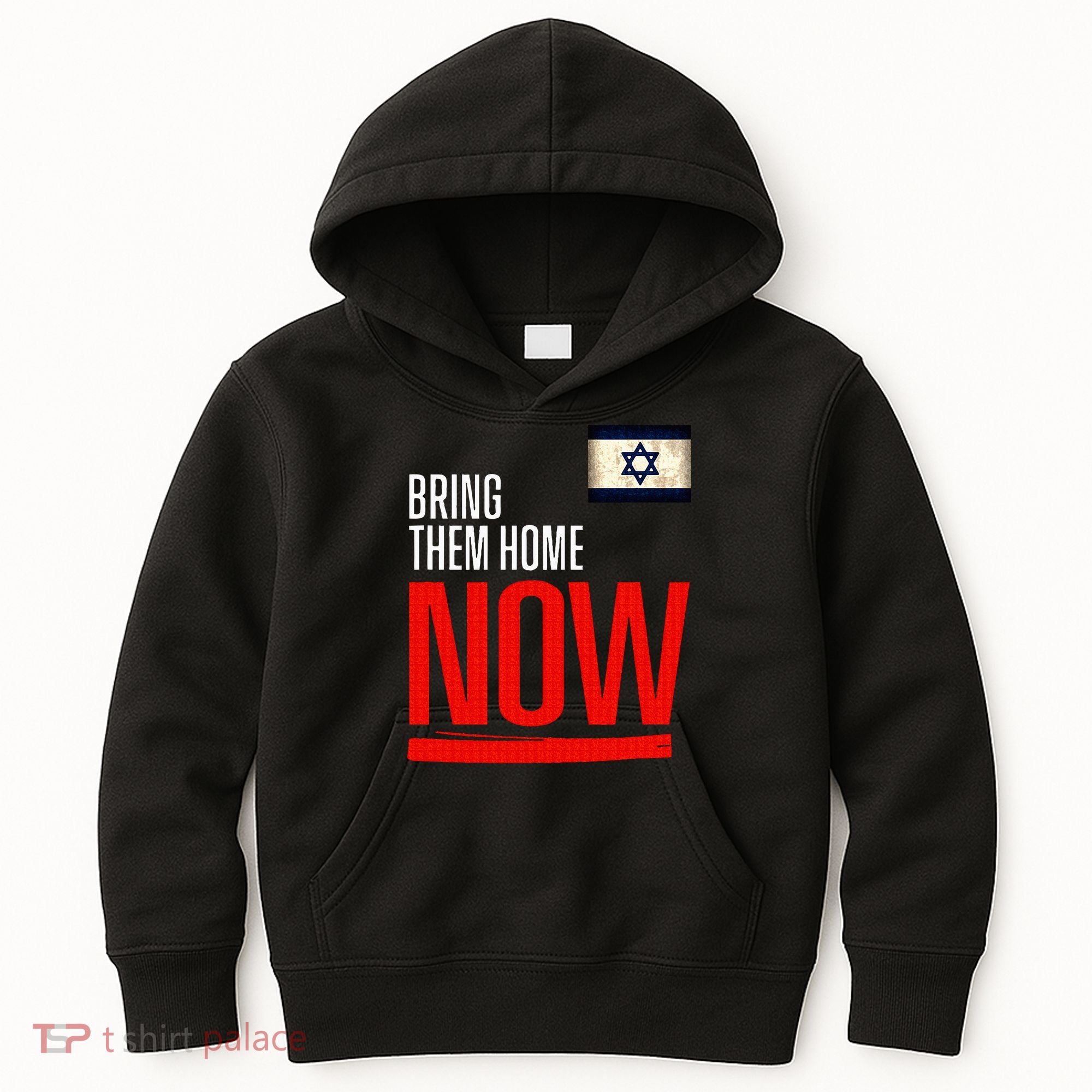 Bring Them Home Now! Stand With Israel Flag Kids Hoodie