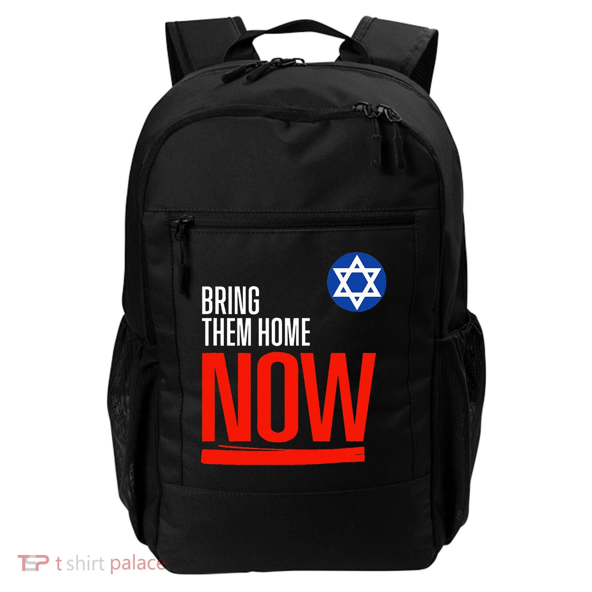 Bring Them Home Now! Stand With Israel Star of David Backpack