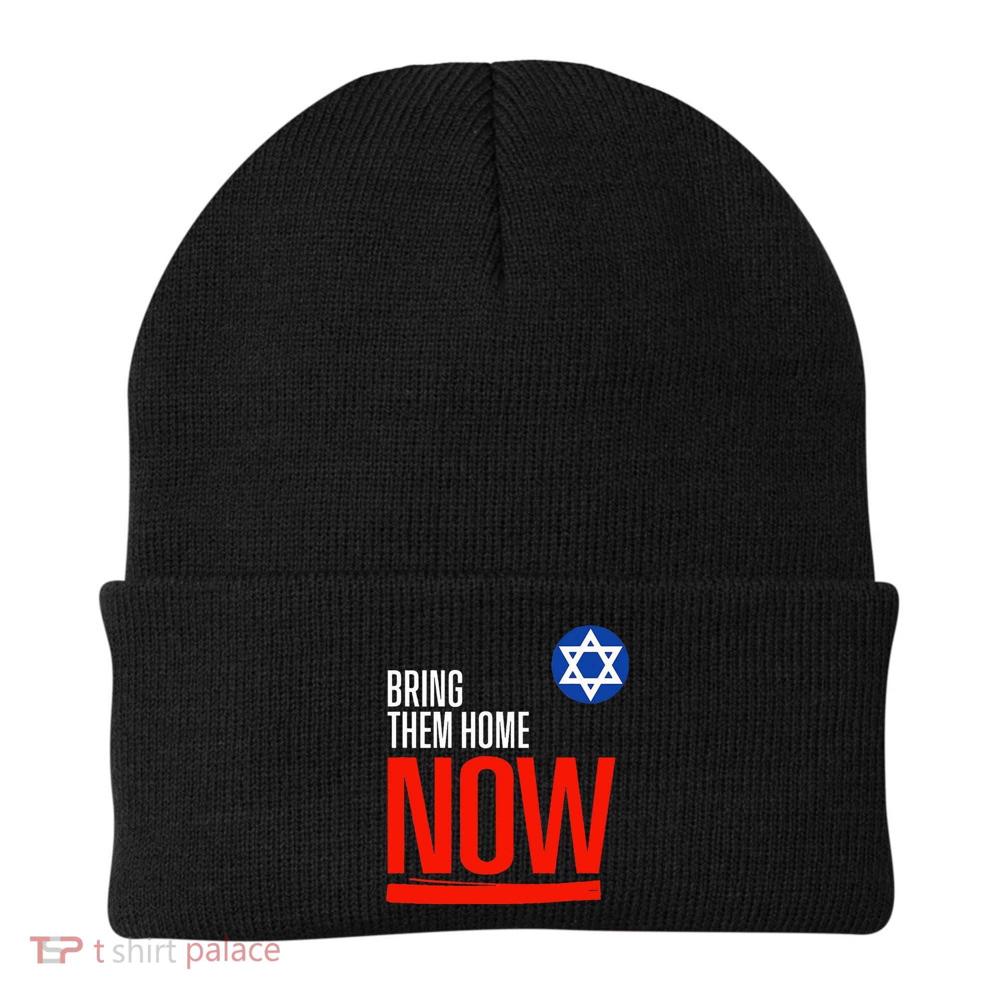 Bring Them Home Now! Stand With Israel Star of David Beanie