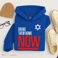 Bring Them Home Now! Stand With Israel Star of David Hoodie thumb 4