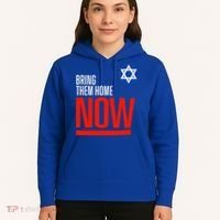 Bring Them Home Now! Stand With Israel Star of David Hoodie thumb 5