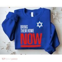 Bring Them Home Now! Stand With Israel Star of David Sweatshirt thumb 2