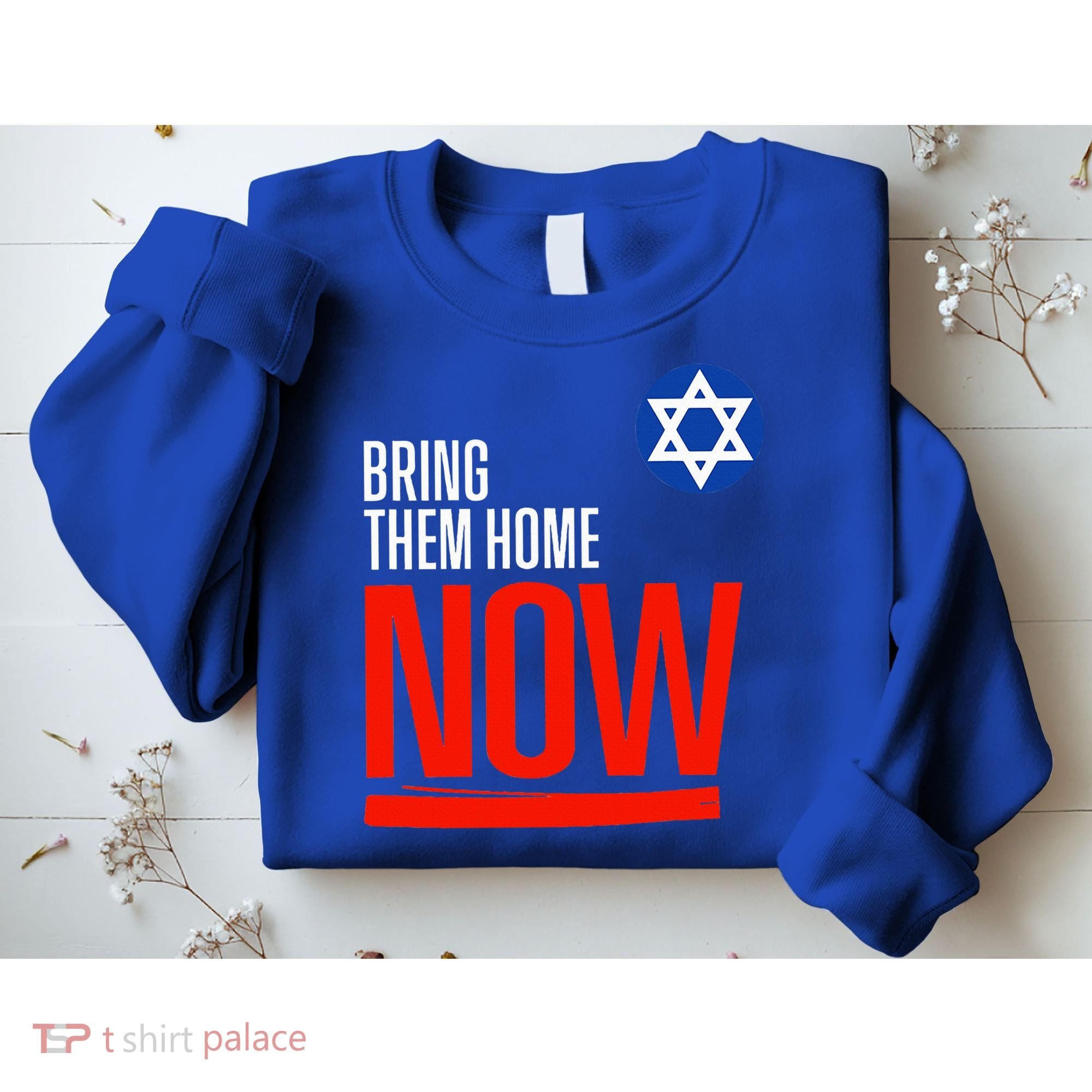 Bring Them Home Now! Stand With Israel Star of David Sweatshirt
