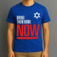 Bring Them Home Now! Stand With Israel Star of David T-Shirt thumb 3
