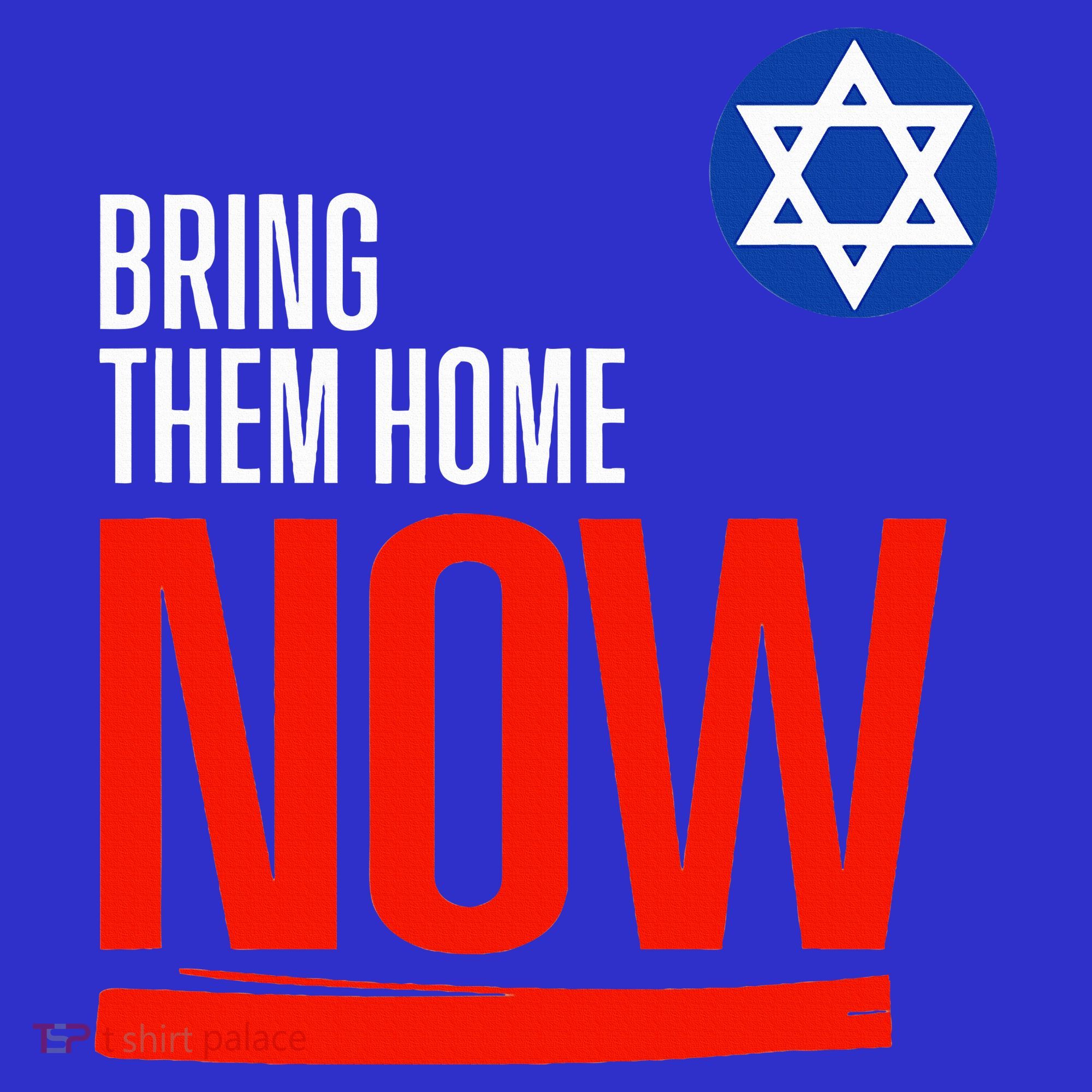 Bring Them Home Now! Stand With Israel Star of David T-Shirt