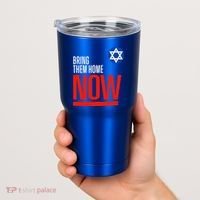 Bring Them Home Now! Stand With Israel Star of David Tumbler thumb 2