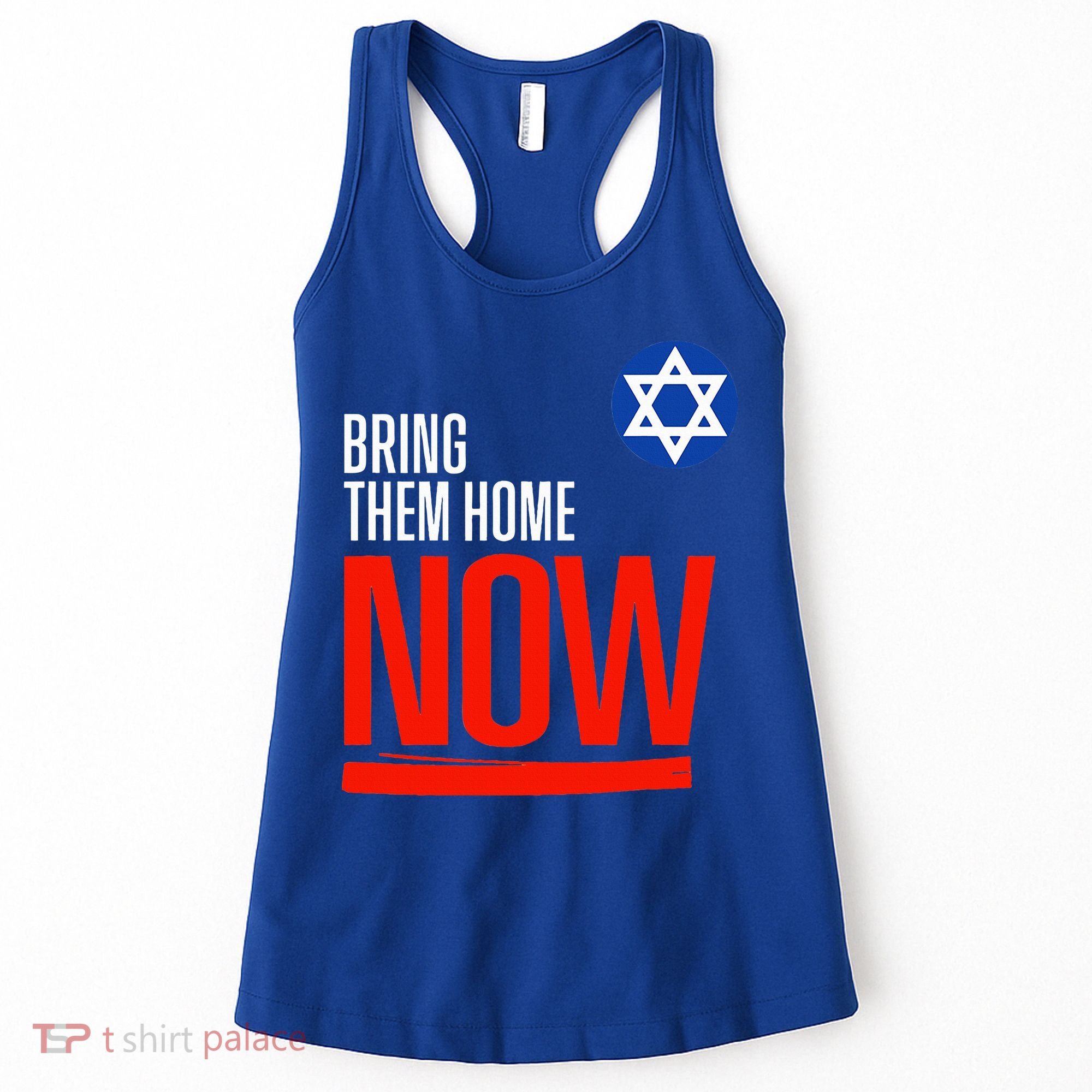 Bring Them Home Now! Stand With Israel Star of David Women's Tank Top