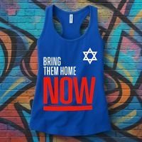 Bring Them Home Now! Stand With Israel Star of David Women's Tank Top thumb 3