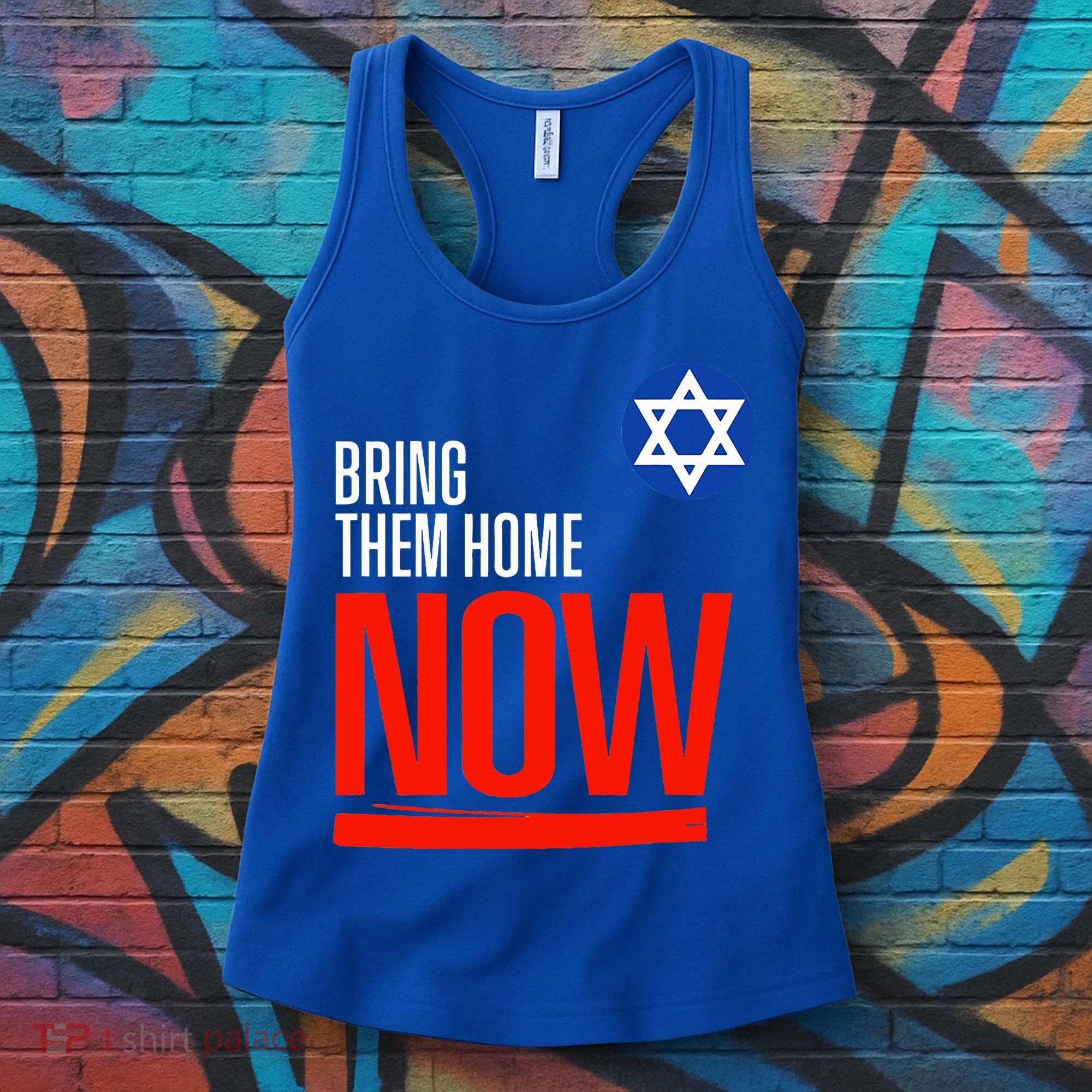 Bring Them Home Now! Stand With Israel Star of David Women's Tank Top