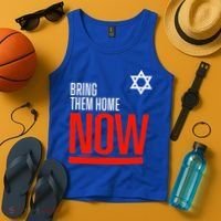 Bring Them Home Now! Stand With Israel Star of David Tank Top thumb 4
