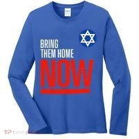 Bring Them Home Now! Stand With Israel Star of David Women's Long Sleeve Shirt thumb 0