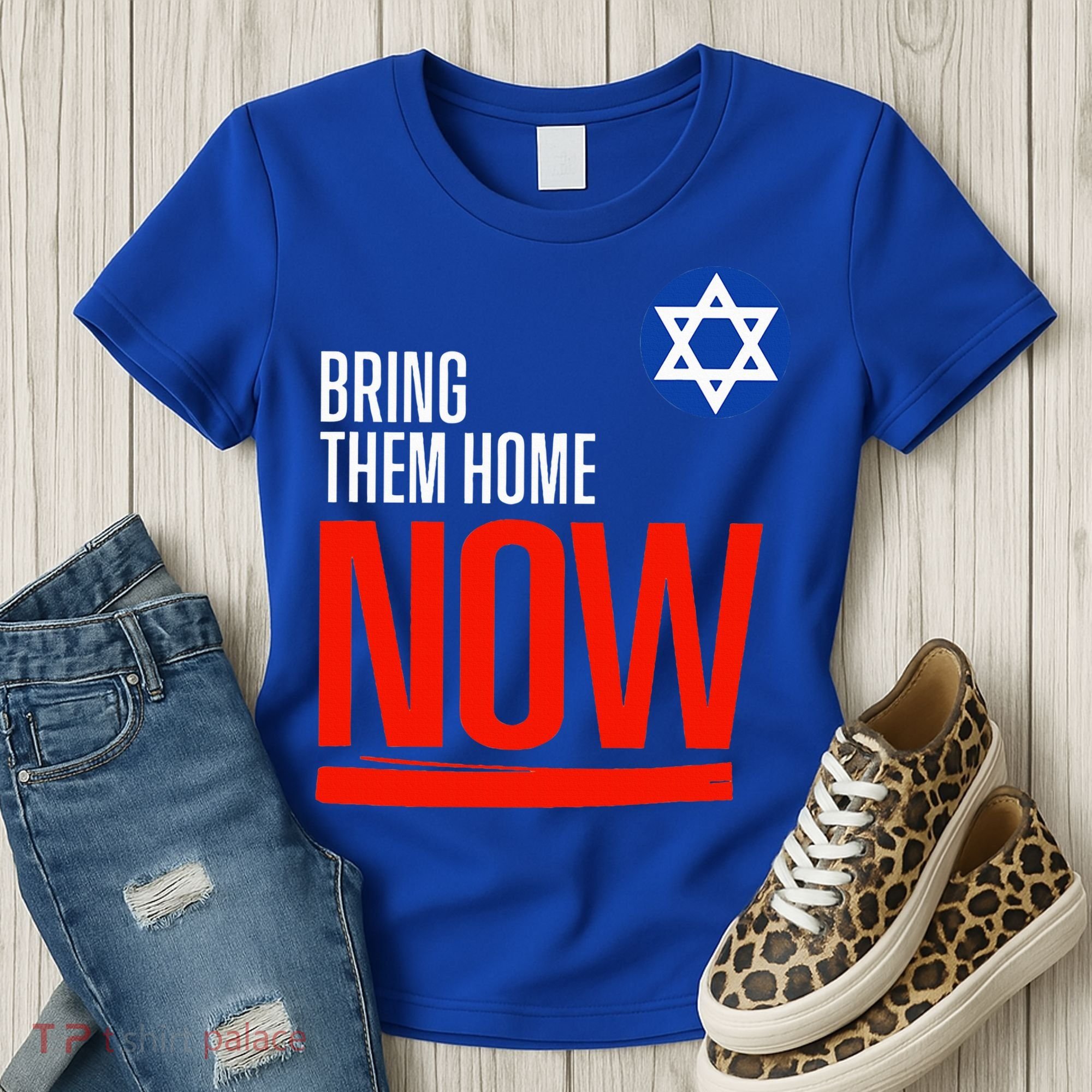 Bring Them Home Now! Stand With Israel Star of David Women's T-Shirt