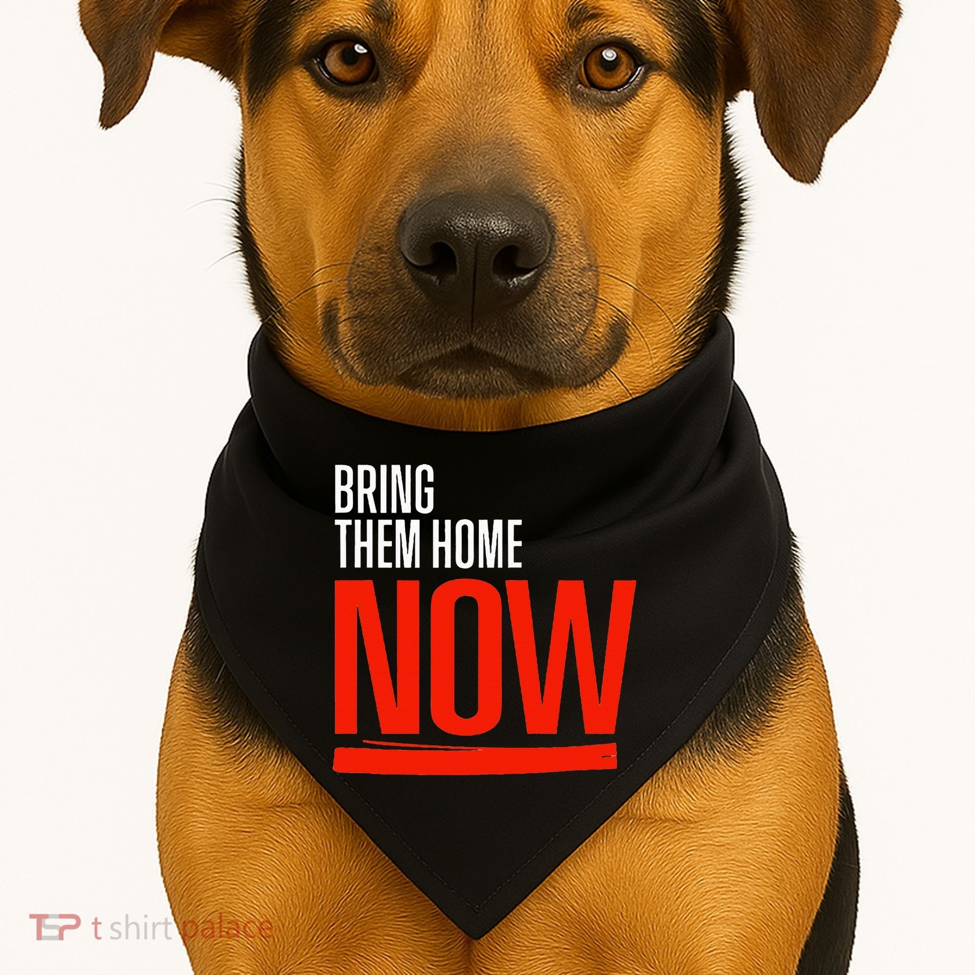 Bring Them Home Now USA-Made Doggie Bandana