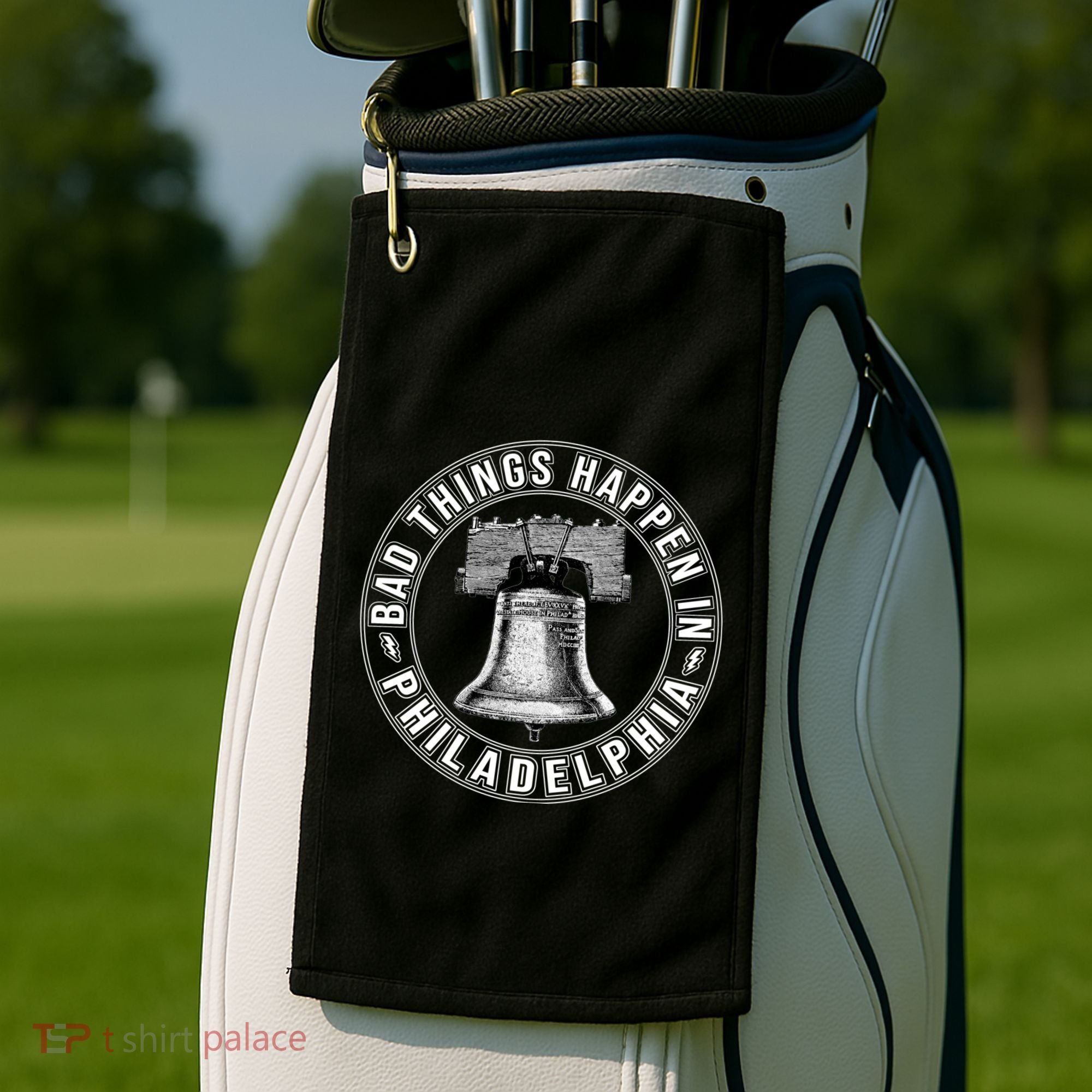 Bad Things Happen In Philadelphia Golf Towel