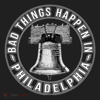 Bad Things Happen In Philadelphia Golf Towel thumb 3