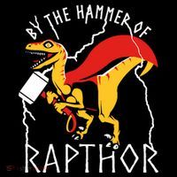 By The Hammer Of Rapthor Drawstring Bag thumb 2