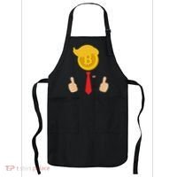 Bitcoin Trump Hair Cryptocurrency President Trump 45 47 Maga Apron thumb 0