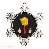 Bitcoin Trump Hair Cryptocurrency President Trump 45 47 Maga Ornament thumb 0