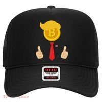 Bitcoin Trump Hair Cryptocurrency President Trump 45 47 Maga Hat thumb 0
